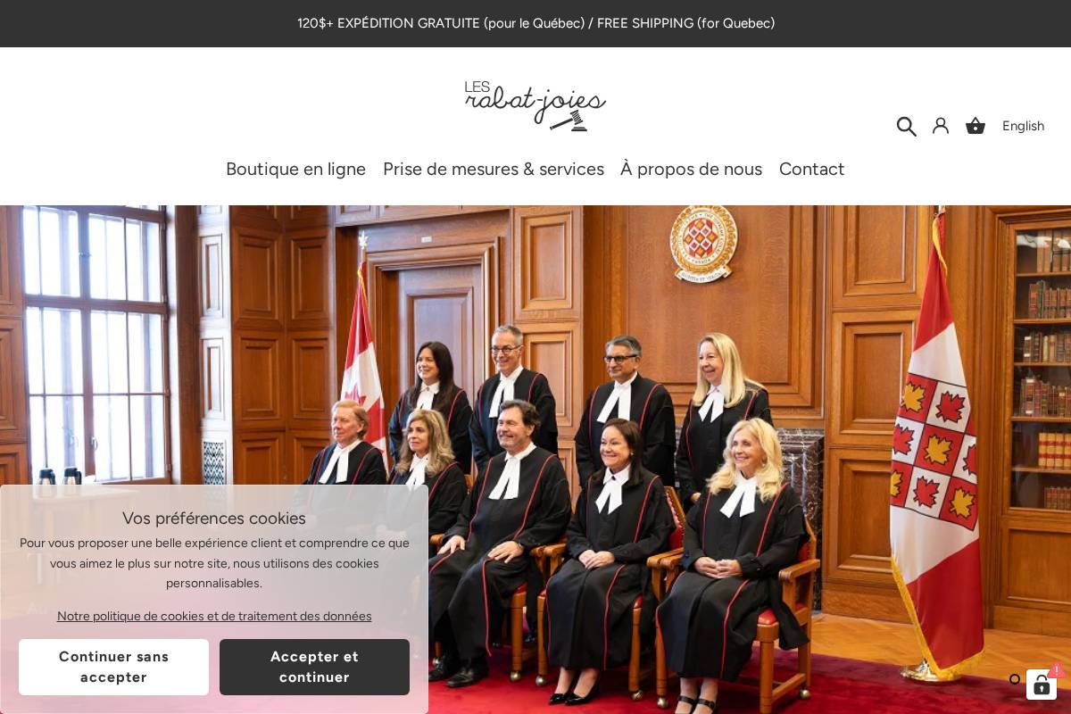 lesrabatjoies.com homepage screenshot