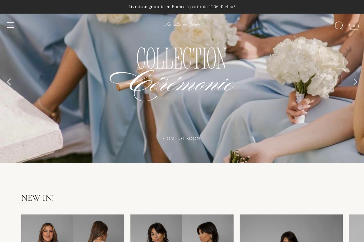 Les robes de Colette homepage screenshot