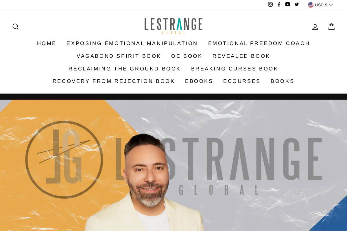 LeStrange Global homepage screenshot