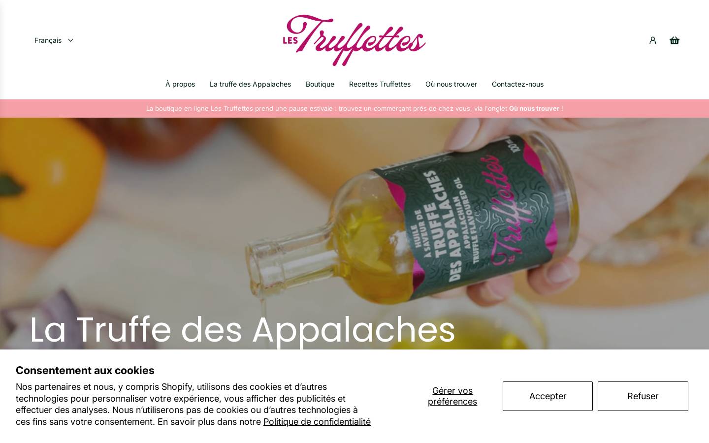 lestruffettes.com homepage screenshot