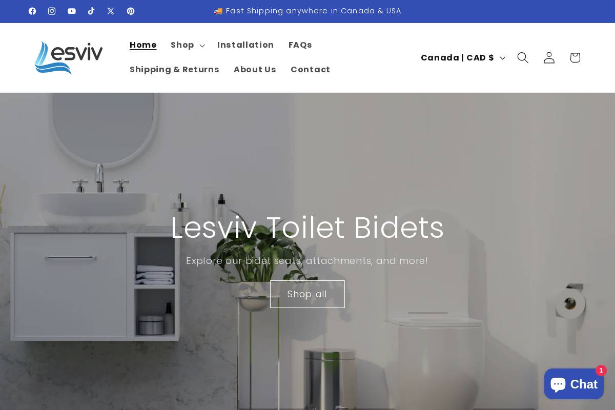 lesvivhome.com homepage screenshot