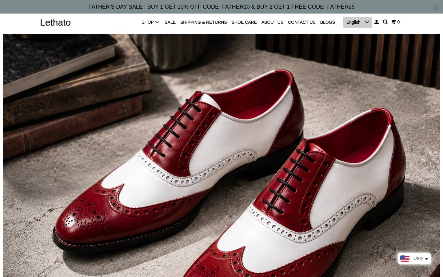 Lethato homepage screenshot