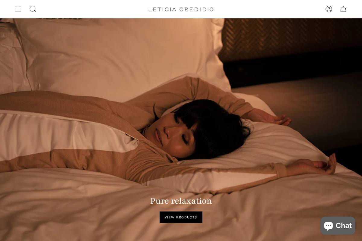 leticiacredidio.com homepage screenshot