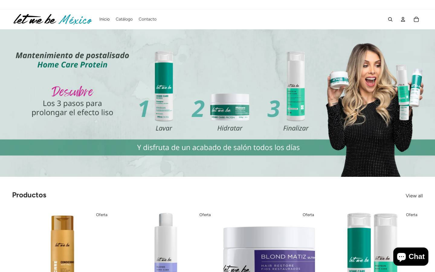 letmebe.mx homepage screenshot