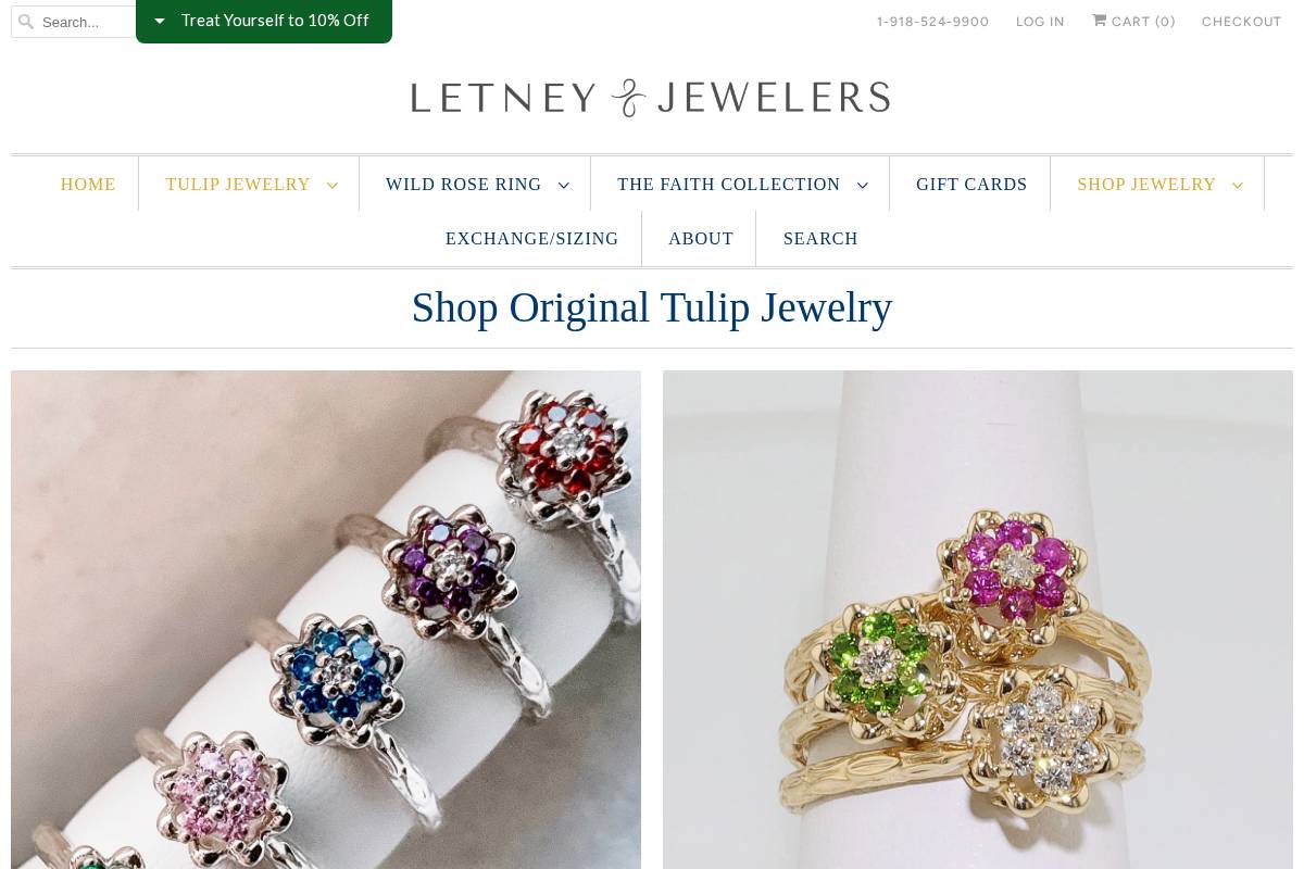 letneyjewelers.com homepage screenshot