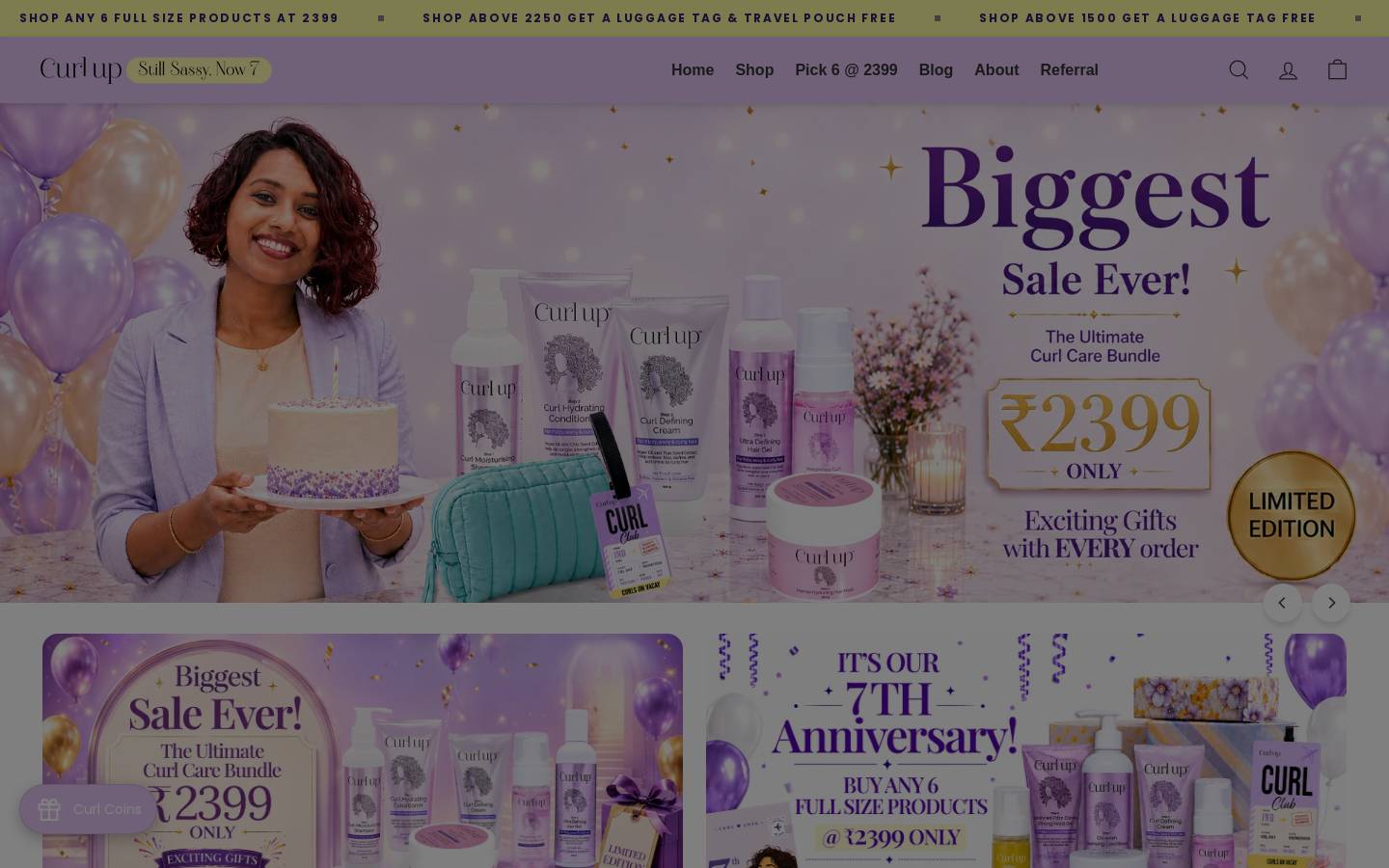 letscurlup.com homepage screenshot
