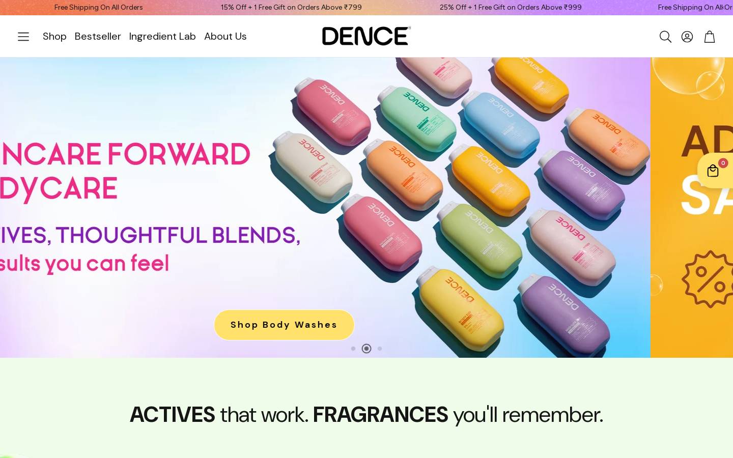 letsdence.com homepage screenshot