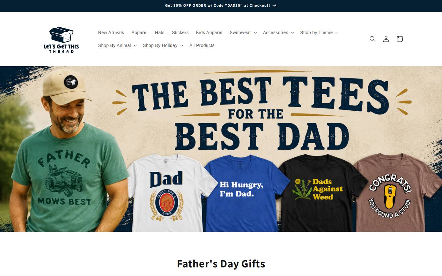 letsgetthisthread.com homepage screenshot
