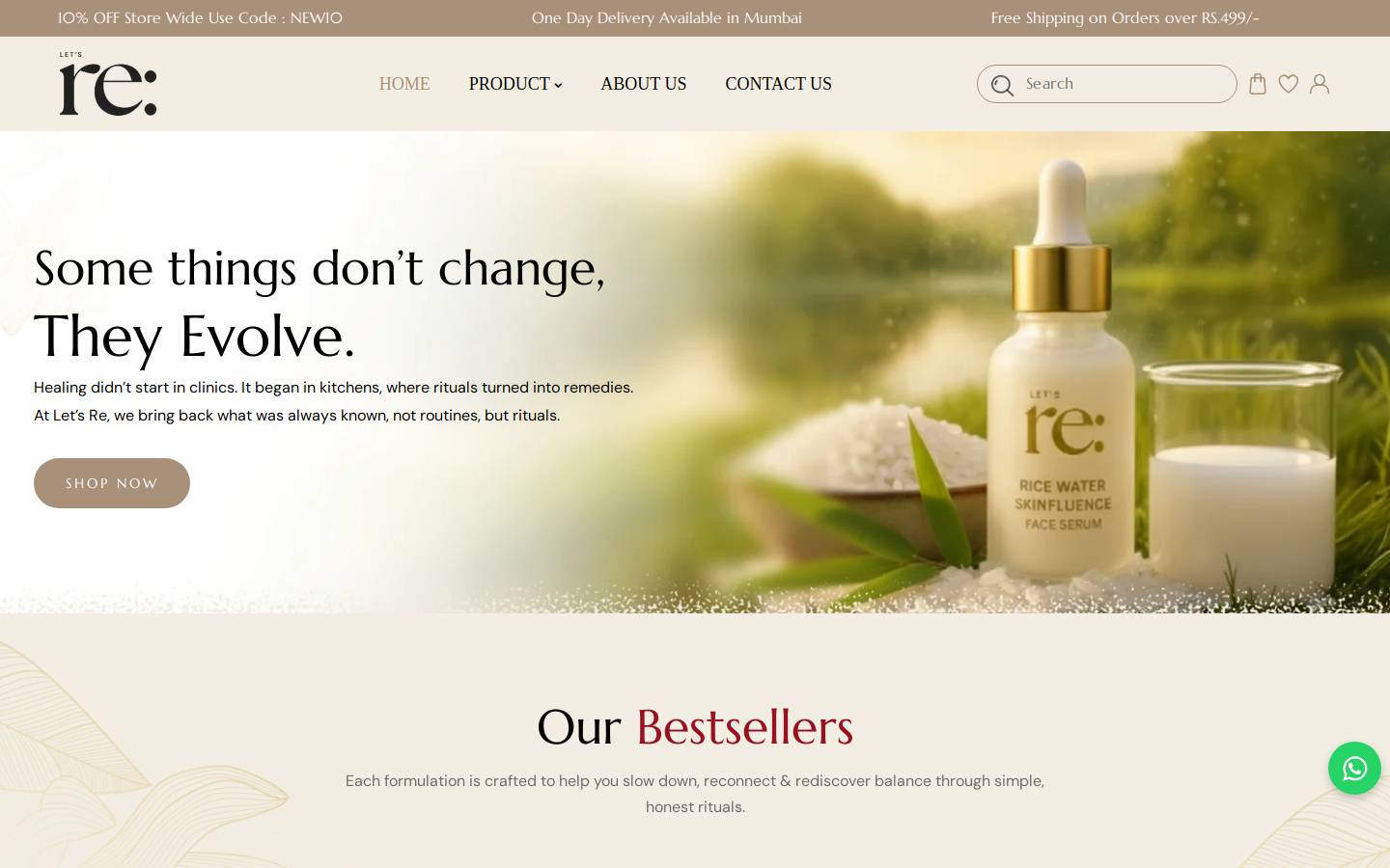 letsre.store homepage screenshot
