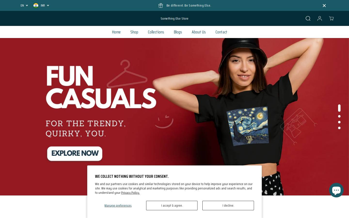 letstrysomethingelse.com homepage screenshot
