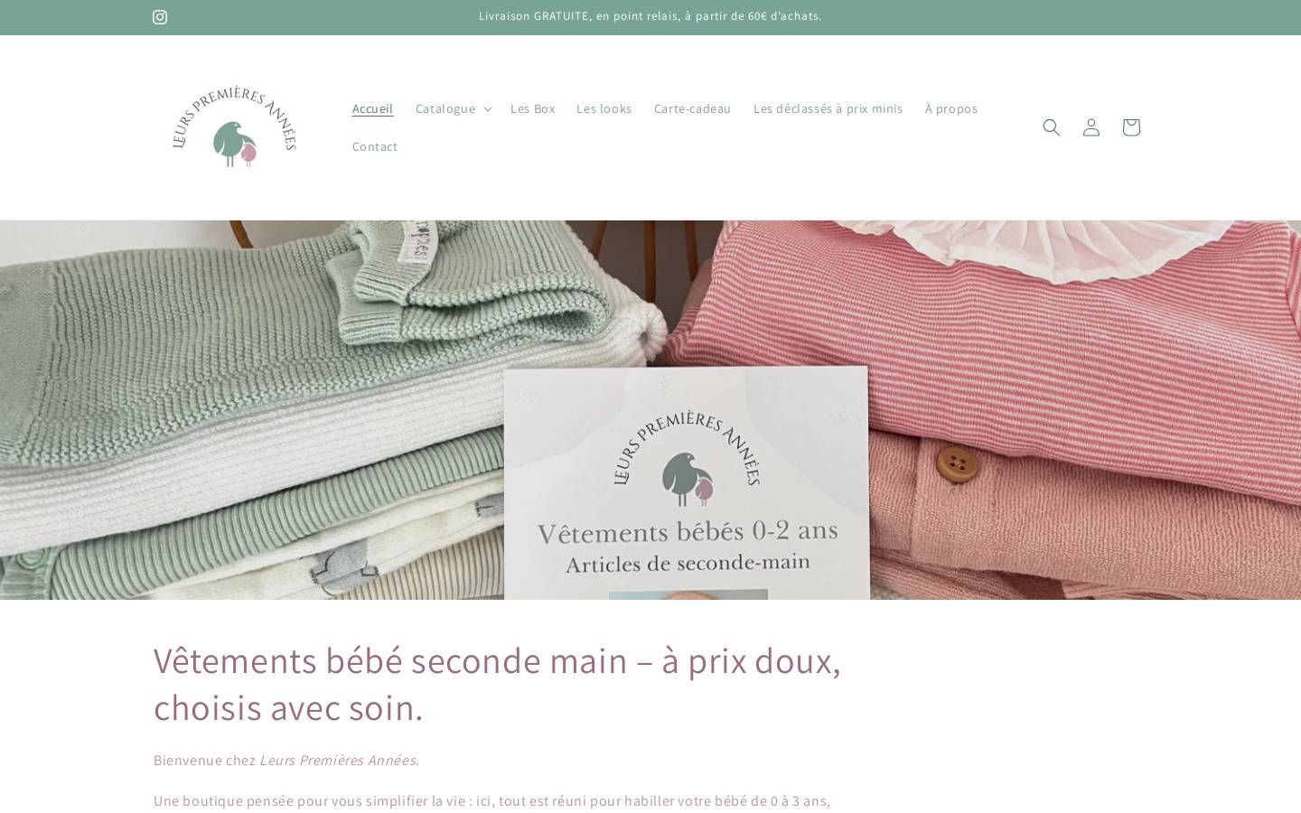 leurspremieresannees.com homepage screenshot