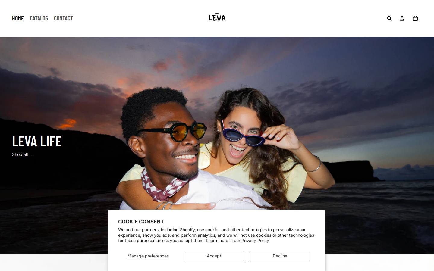 leva.cool homepage screenshot