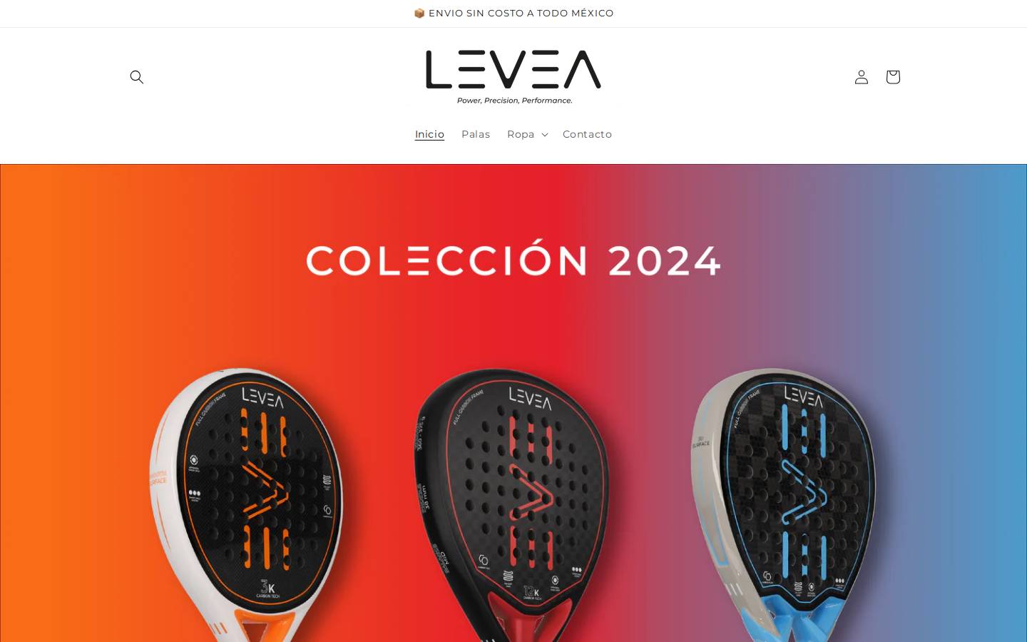 leveapadel.com homepage screenshot