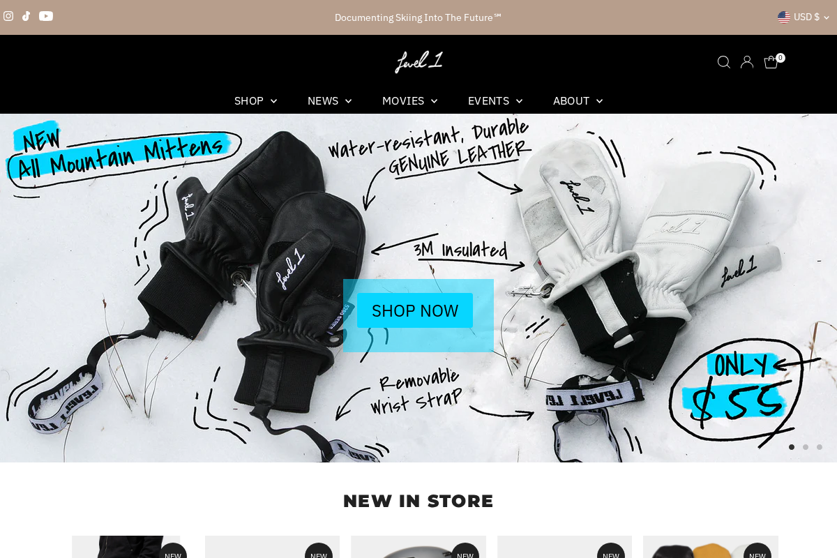 Level 1 Productions homepage screenshot