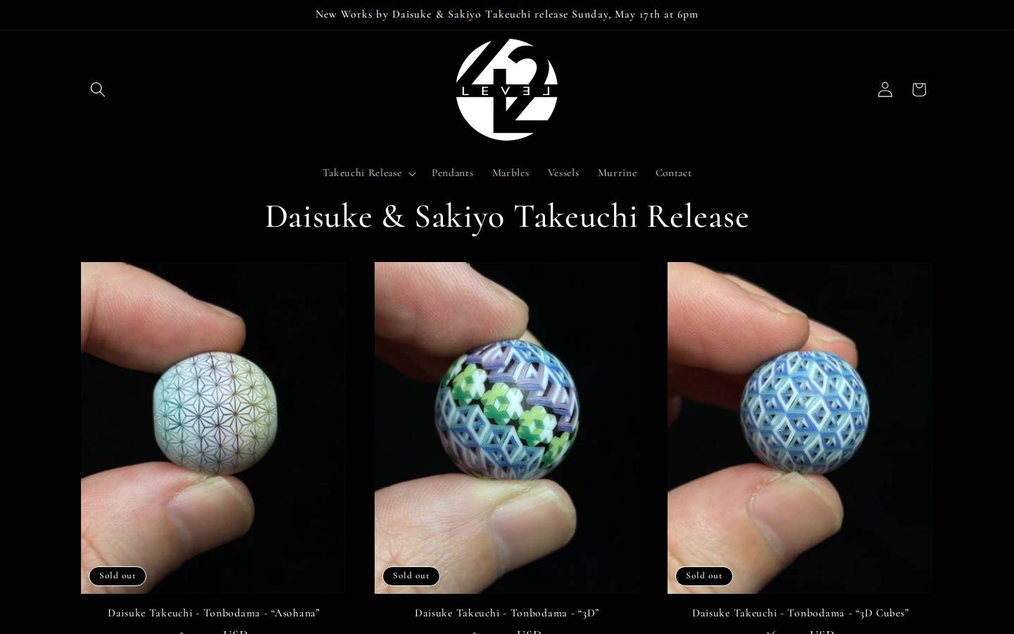 level42gallery.com homepage screenshot