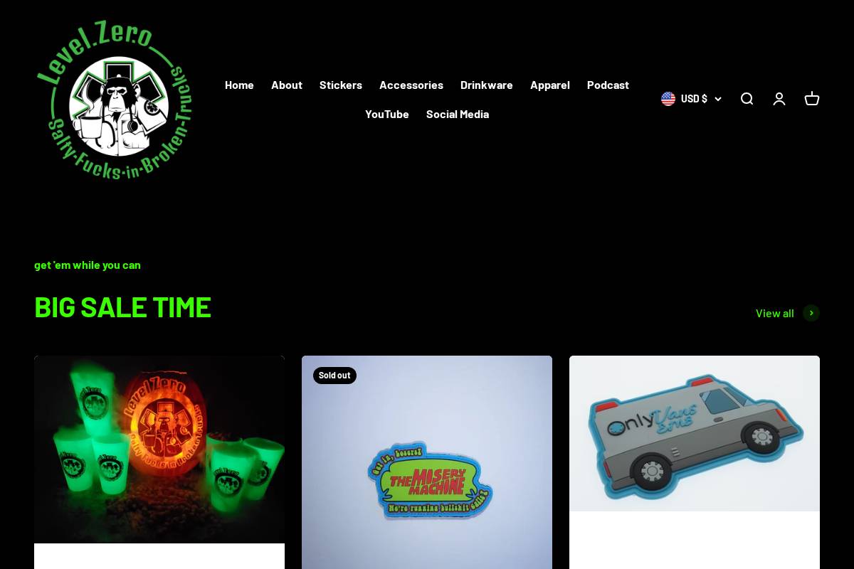 levelzeroems.com homepage screenshot