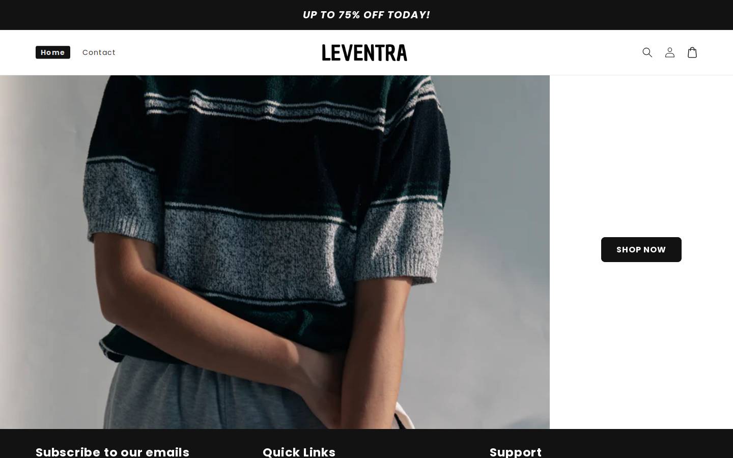 leventra.com homepage screenshot