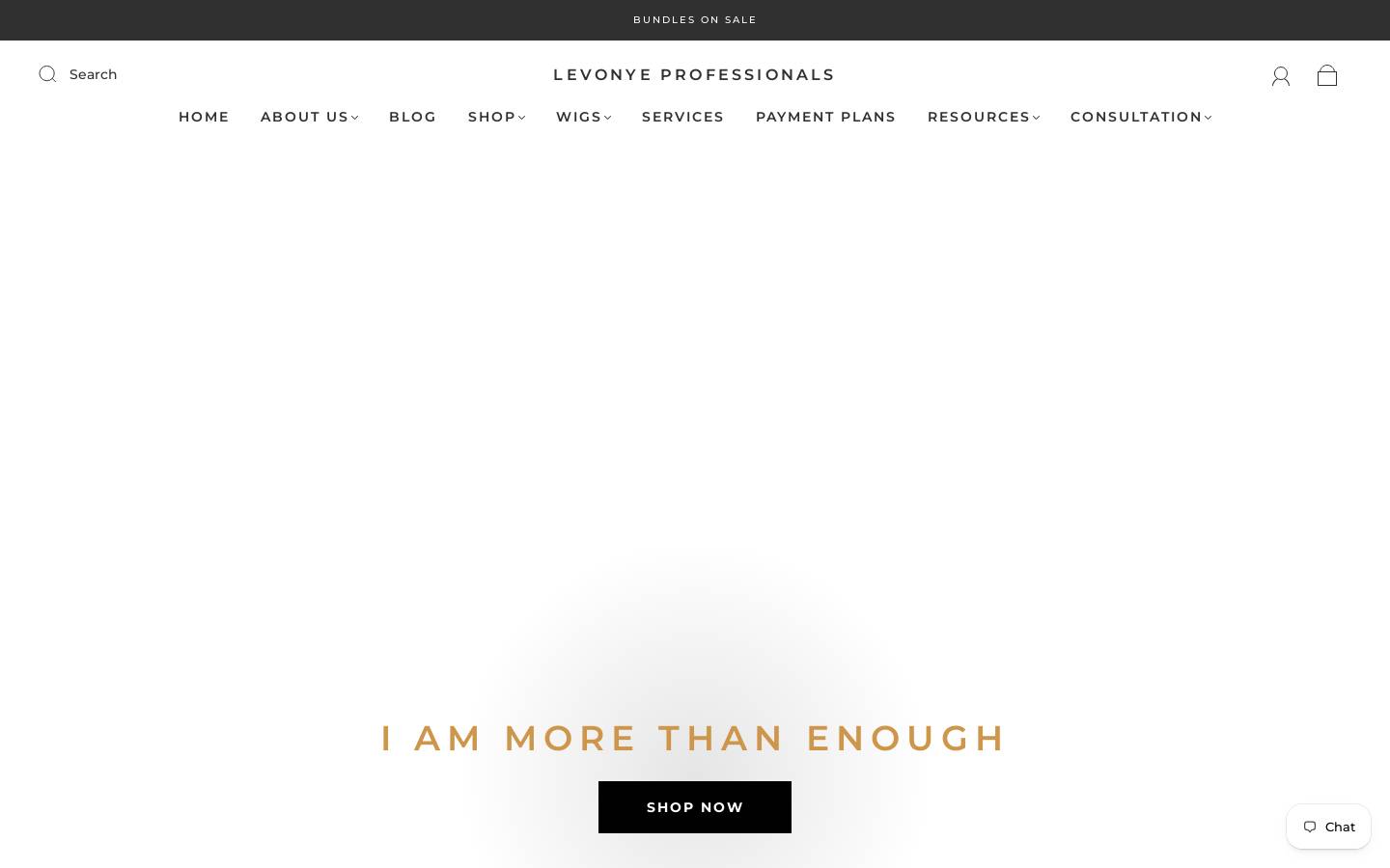 levonyeproffessionalsbrand.com homepage screenshot