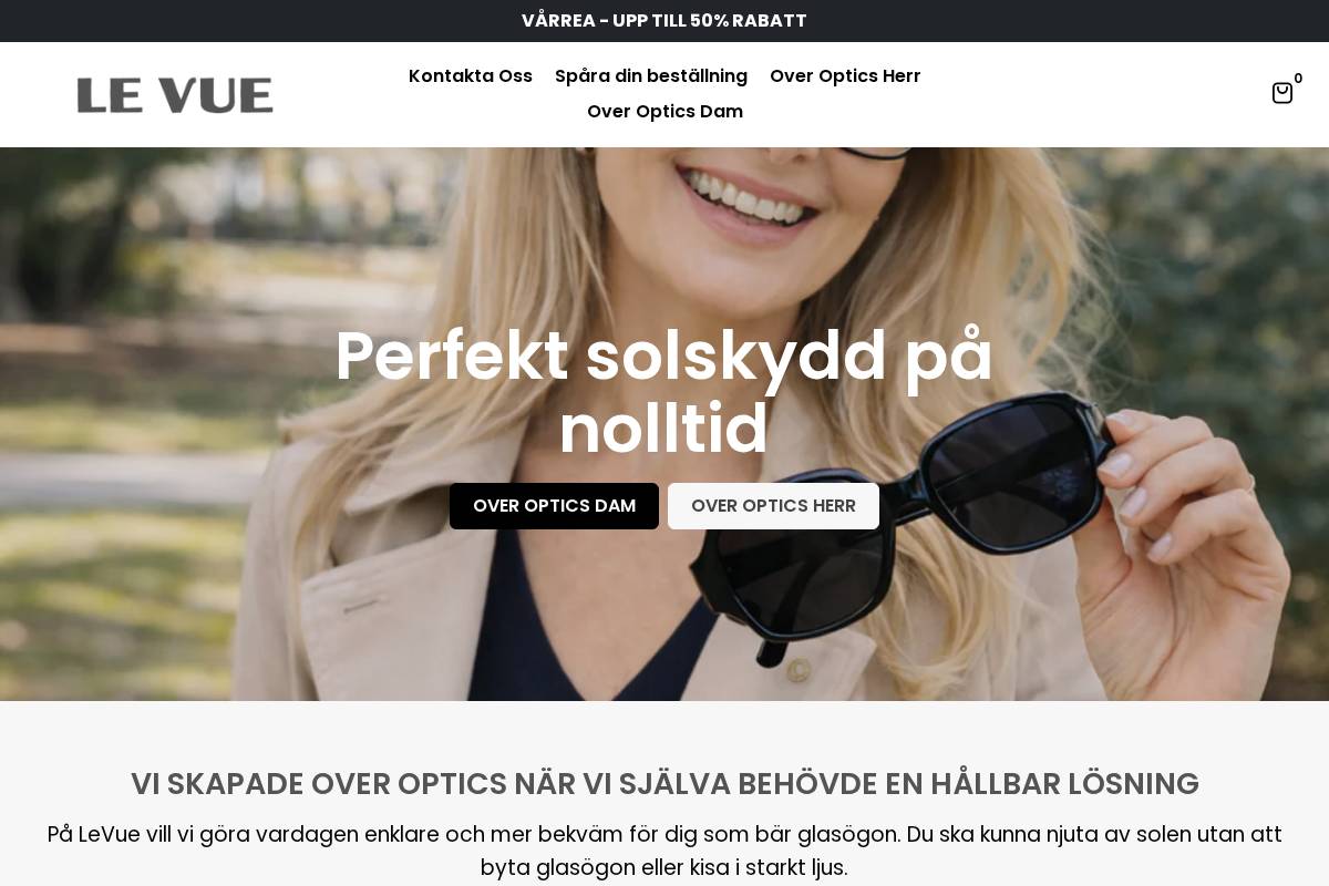 levue.se homepage screenshot