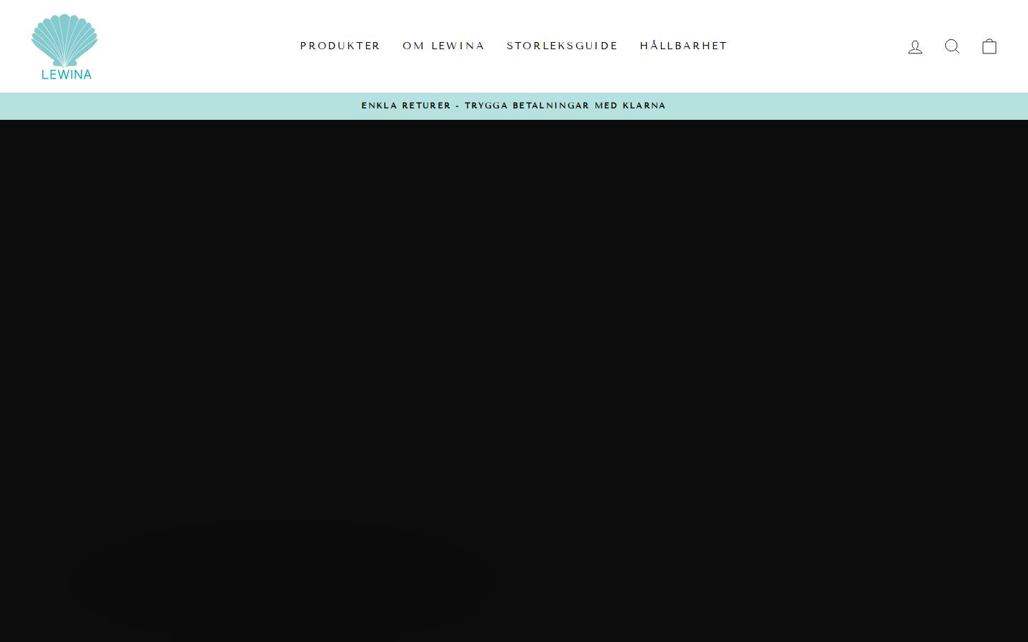 lewinaswimwear.com homepage screenshot