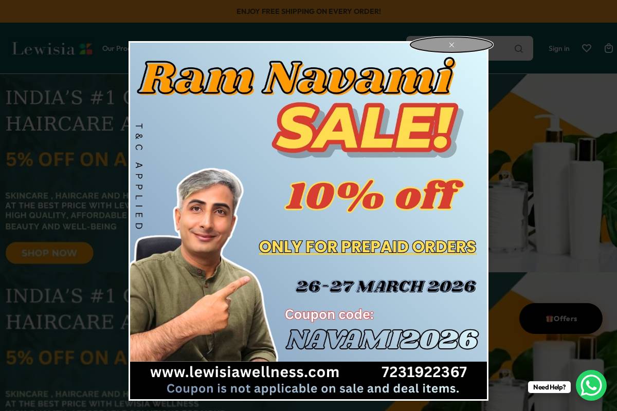 lewisiawellness.com homepage screenshot