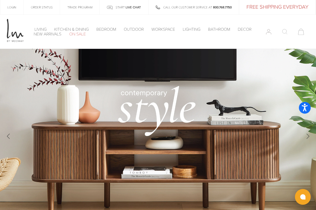 Lexmod homepage screenshot
