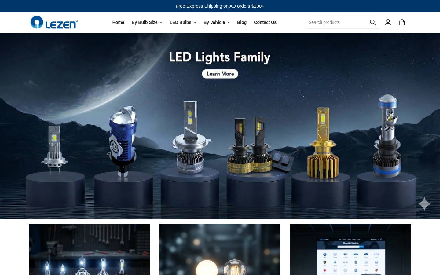 lezenled.com homepage screenshot