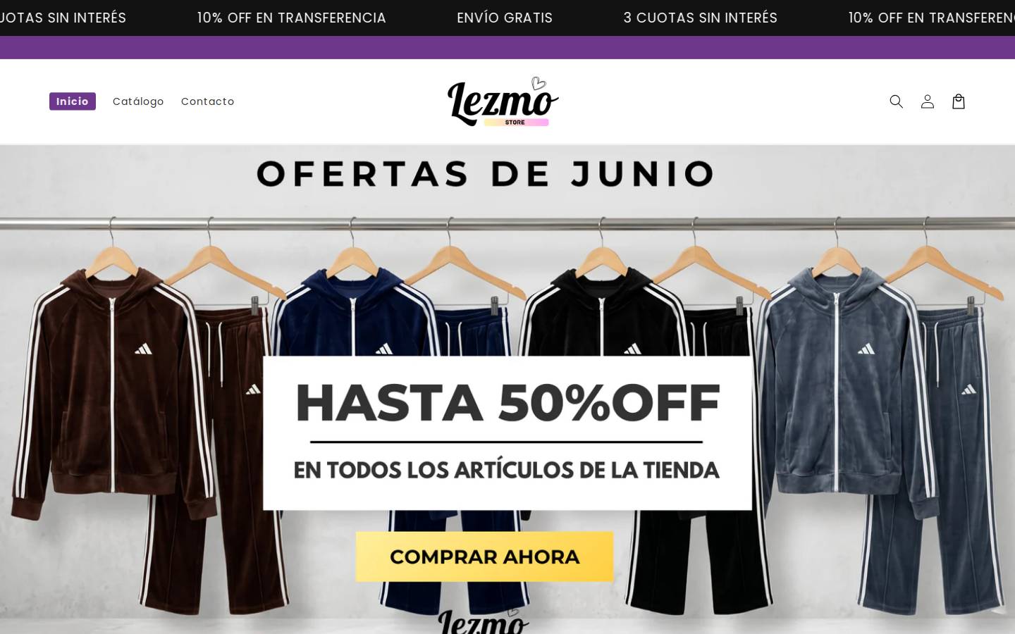 lezmostore.shop homepage screenshot