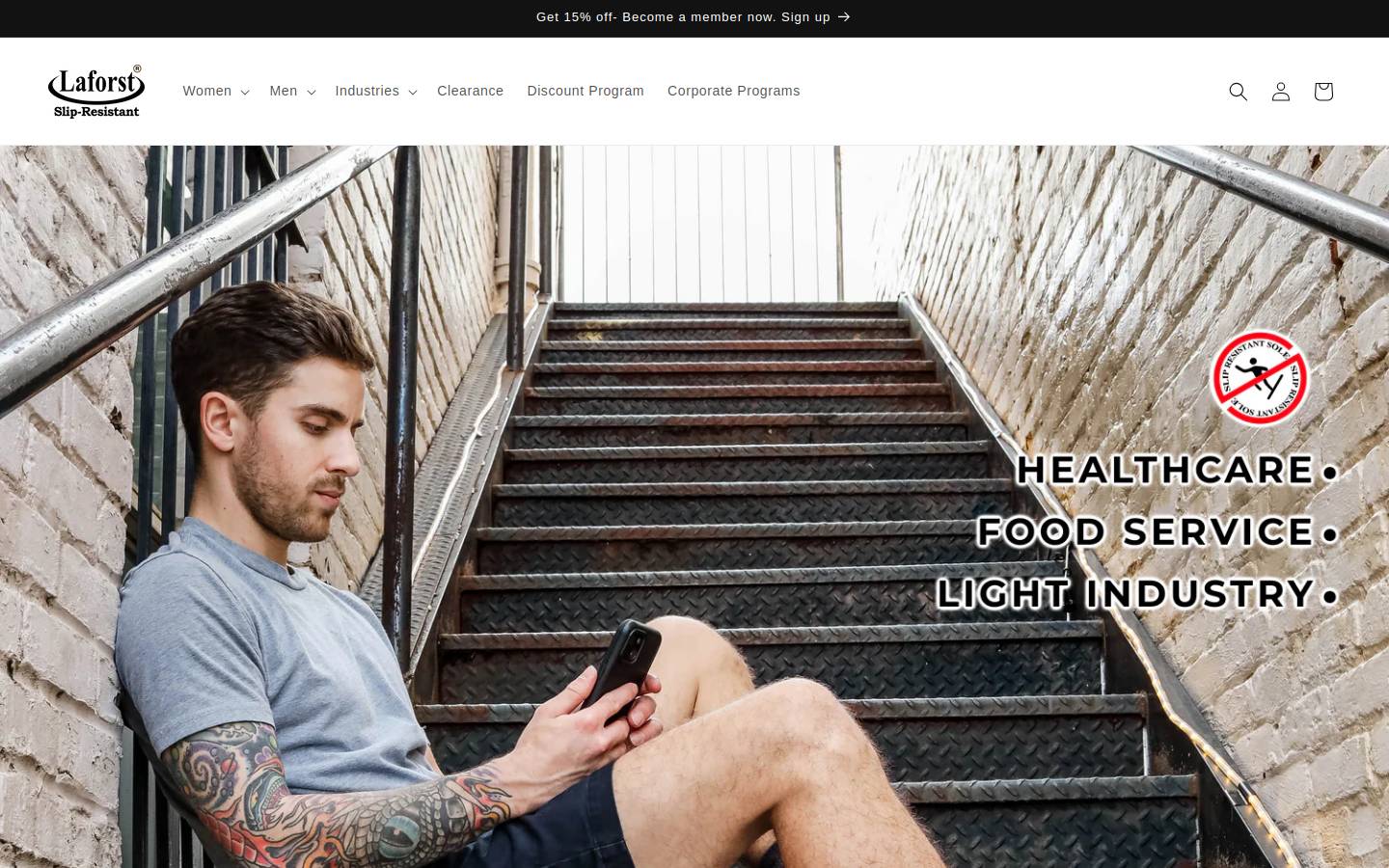lf-shoes.com homepage screenshot
