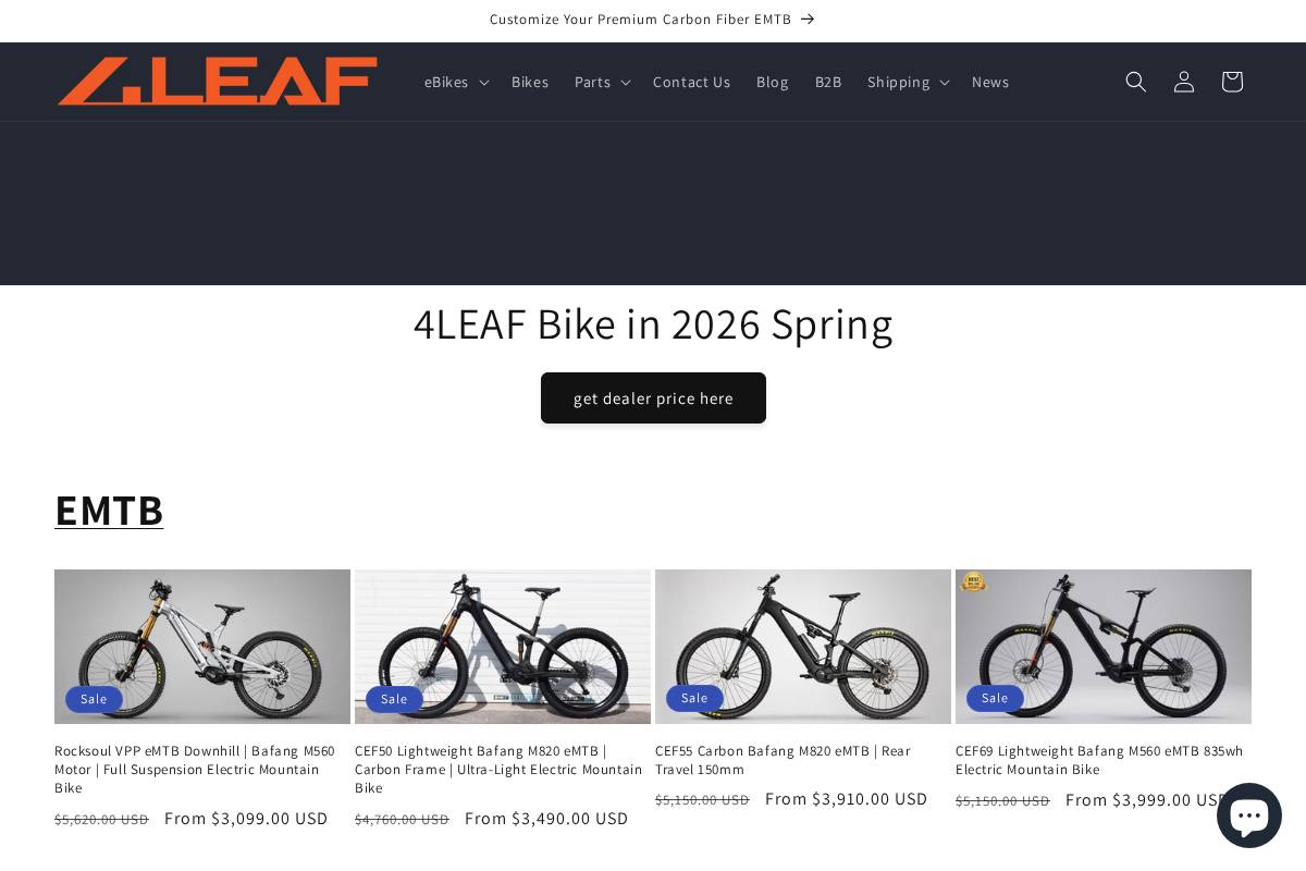 lfbikes.com homepage screenshot