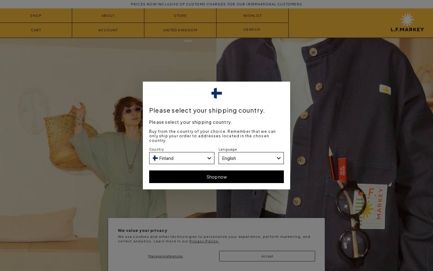 lfmarkey.com homepage screenshot