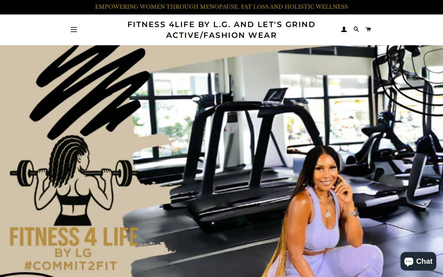lgfitness4life.com homepage screenshot