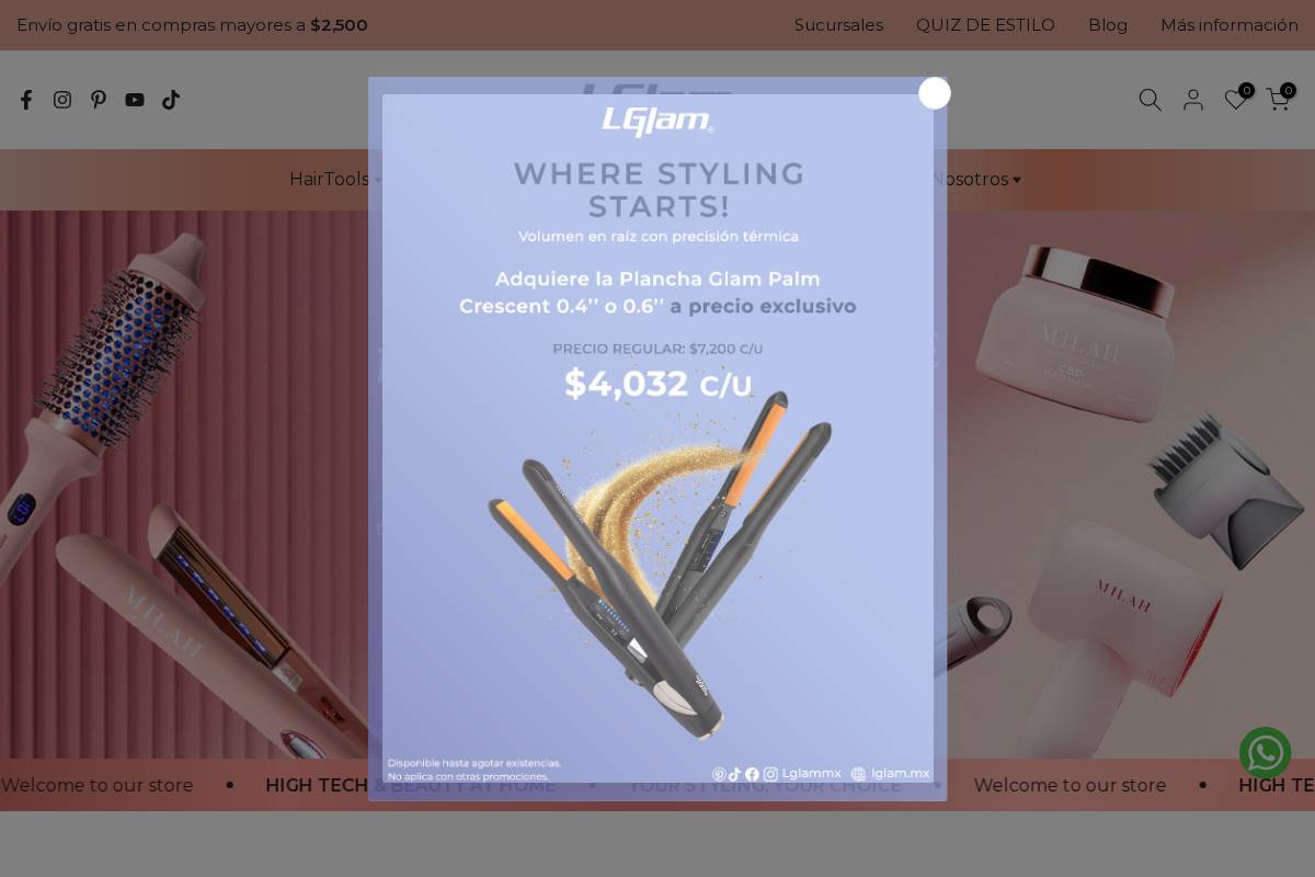 lglam.mx homepage screenshot