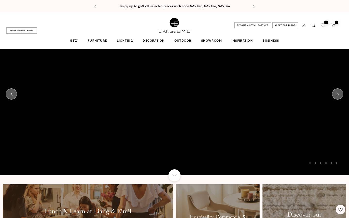 Liang & Eimil homepage screenshot