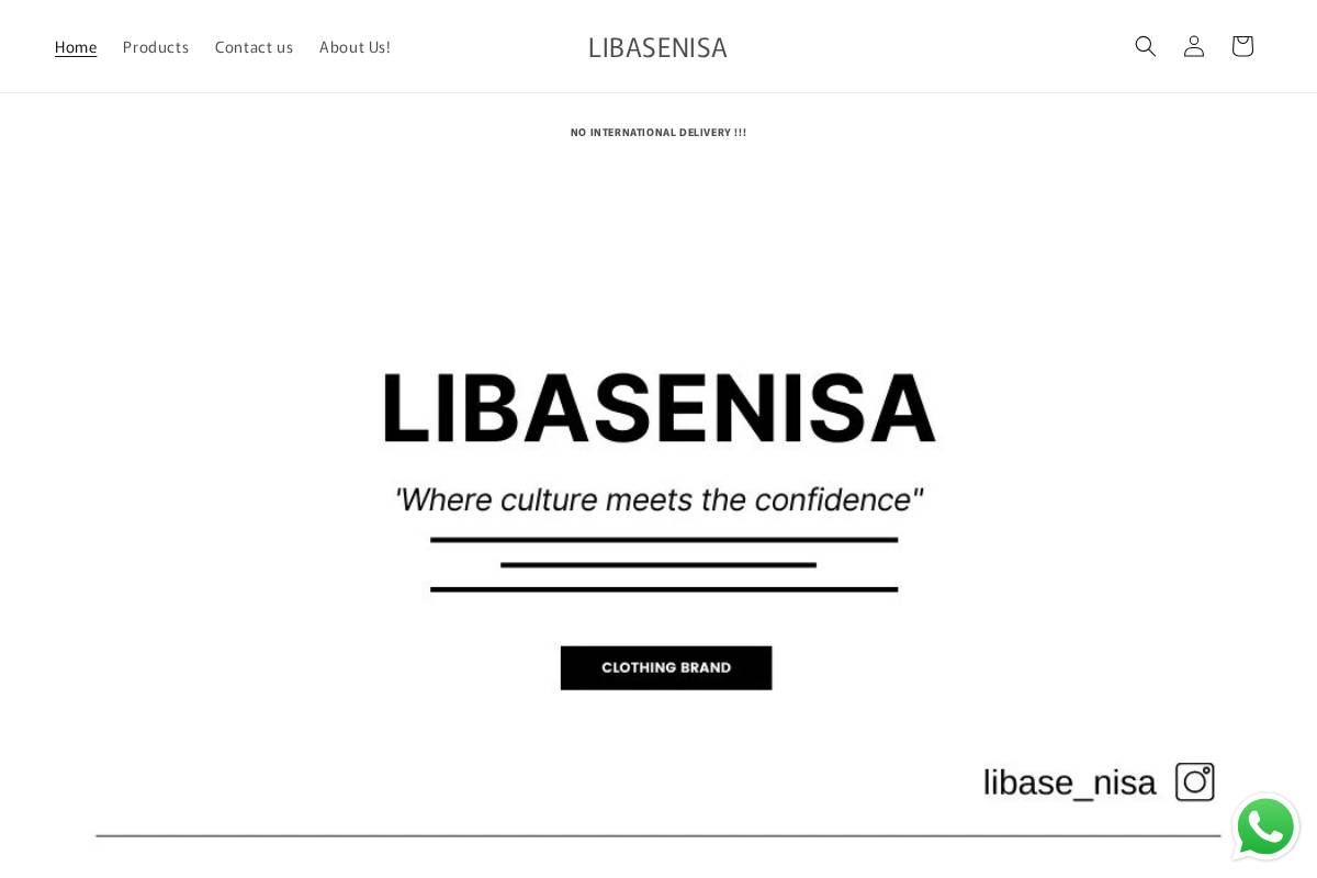 libasenisa.com homepage screenshot
