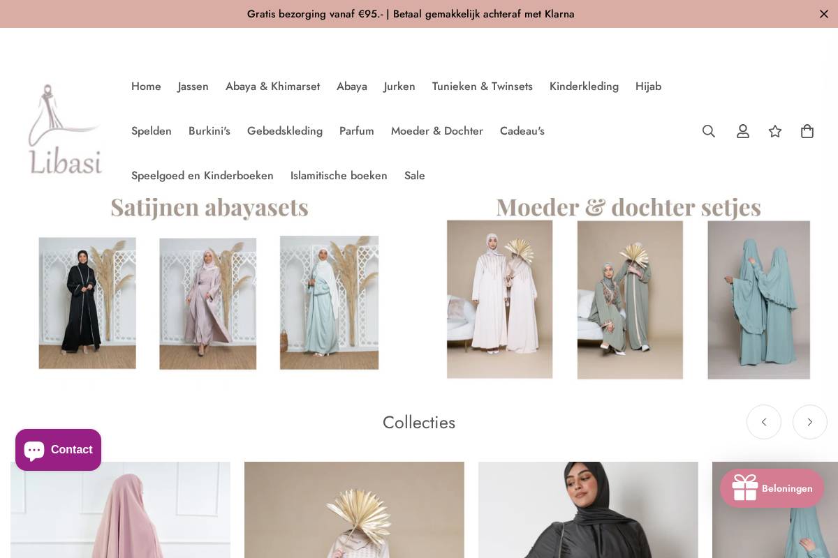 Libasi.nl homepage screenshot