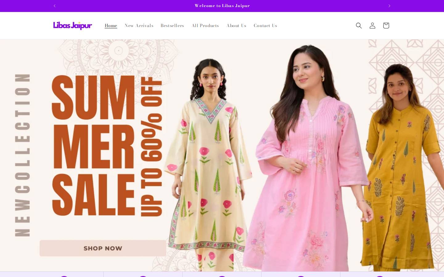 libasjaipur.com homepage screenshot
