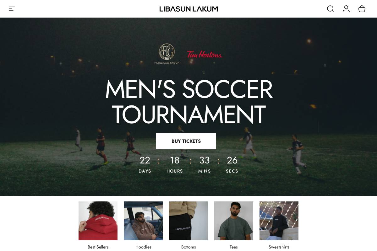 libasunlakum.com homepage screenshot