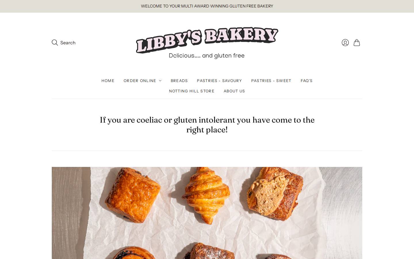 libbys.co homepage screenshot