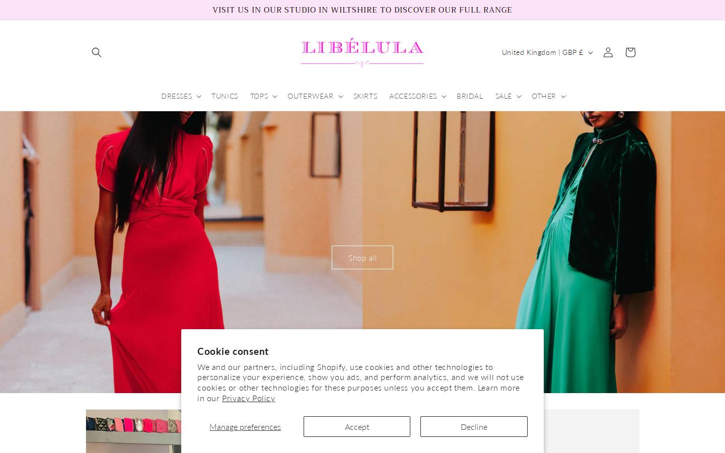 libelula-studio.com homepage screenshot
