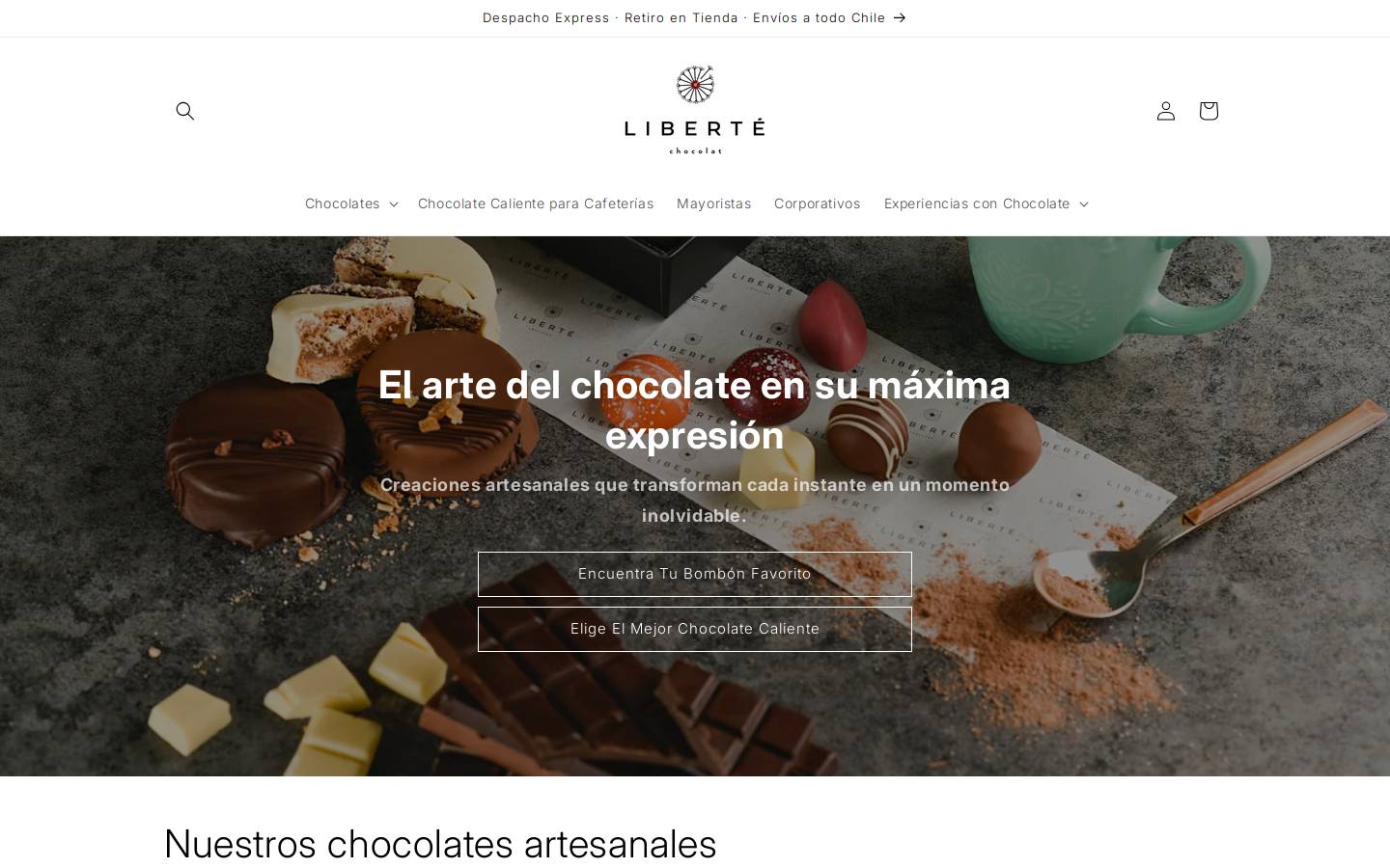 liberte.cl homepage screenshot