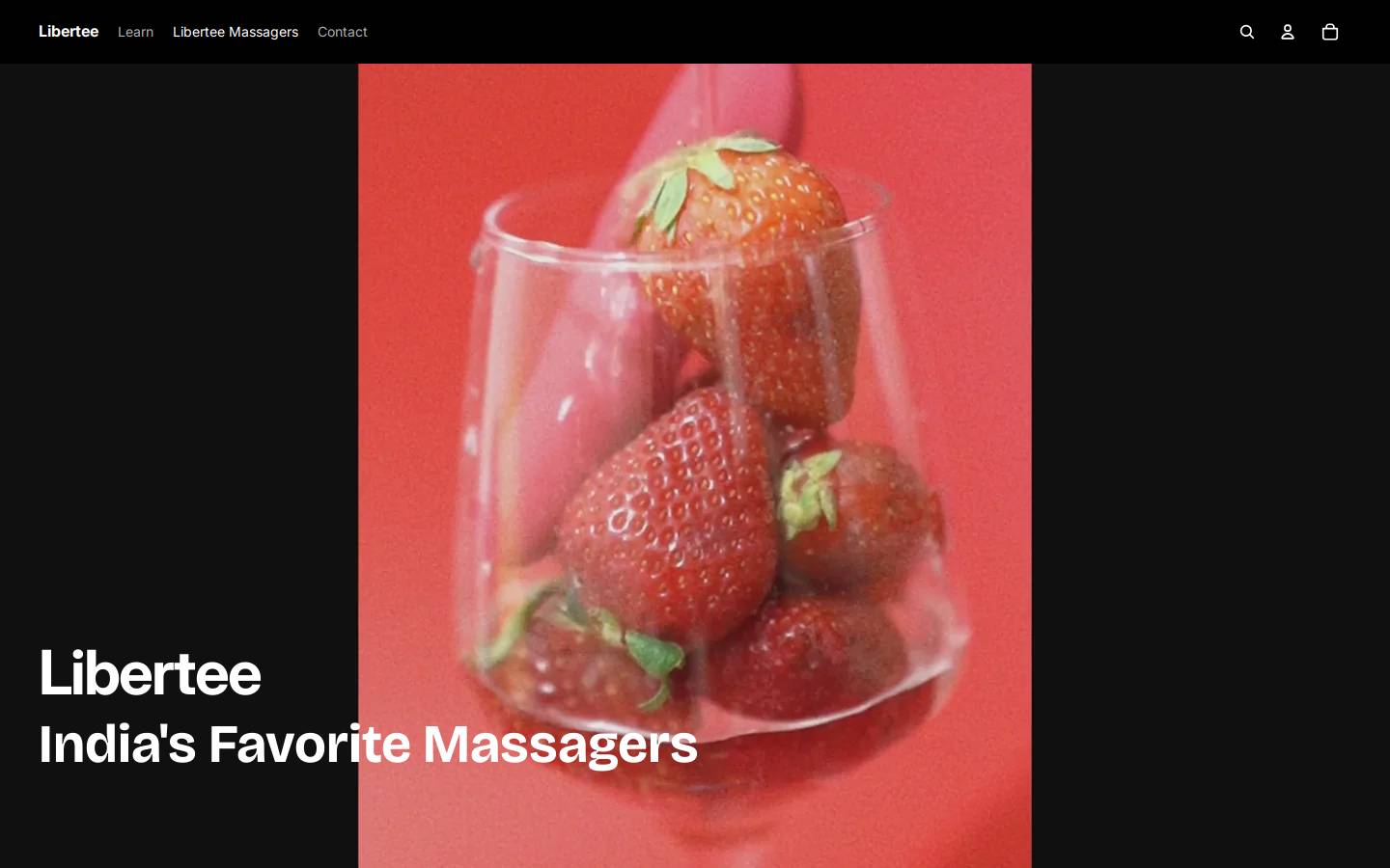 libertee.in homepage screenshot