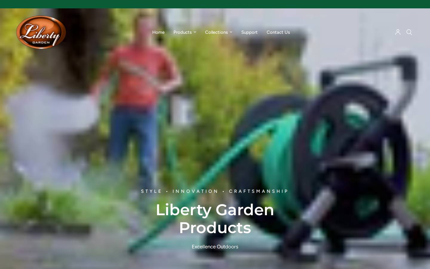 libertygardenproducts.com homepage screenshot