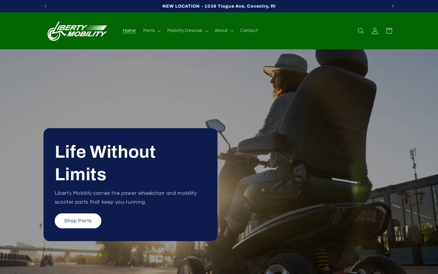 libertymobility.com homepage screenshot