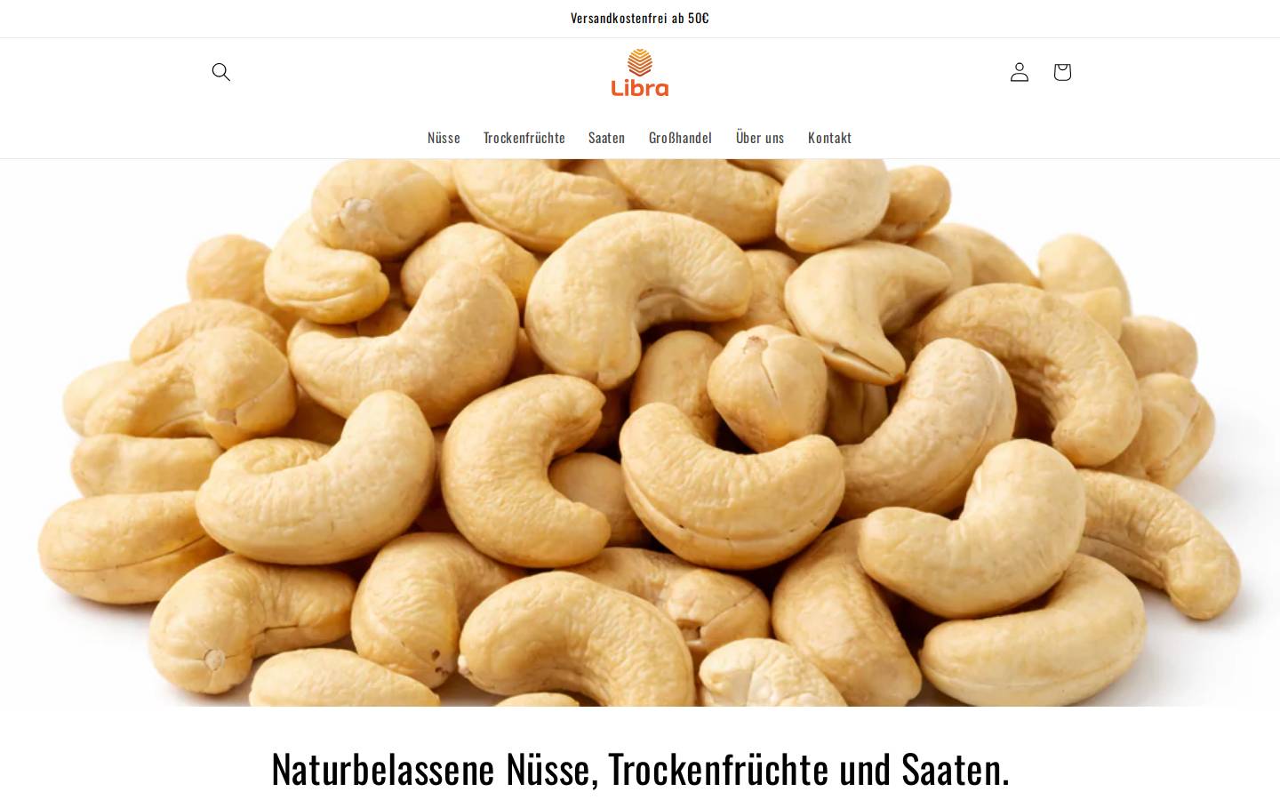 librafood.de homepage screenshot
