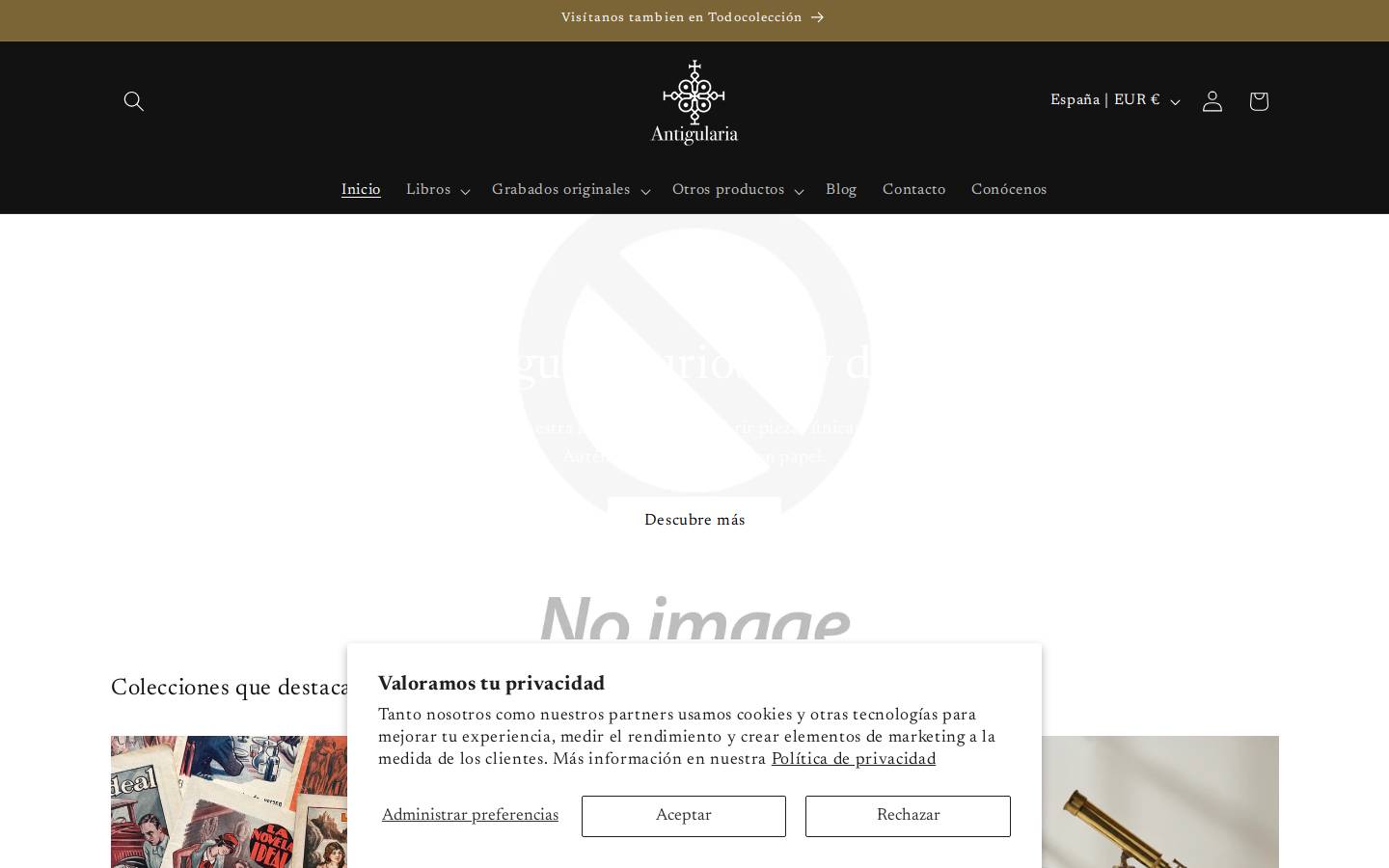 libros-antiguos.es homepage screenshot