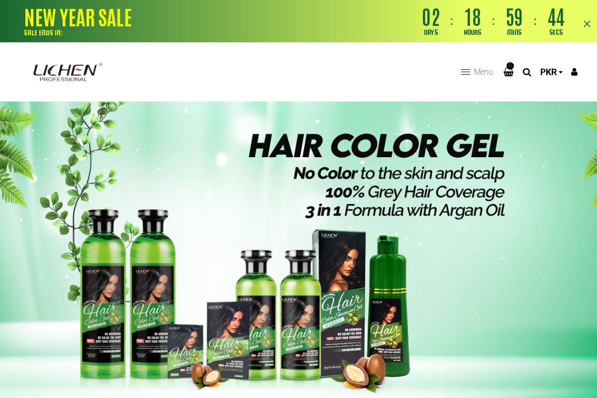 lichenprofessional.com homepage screenshot