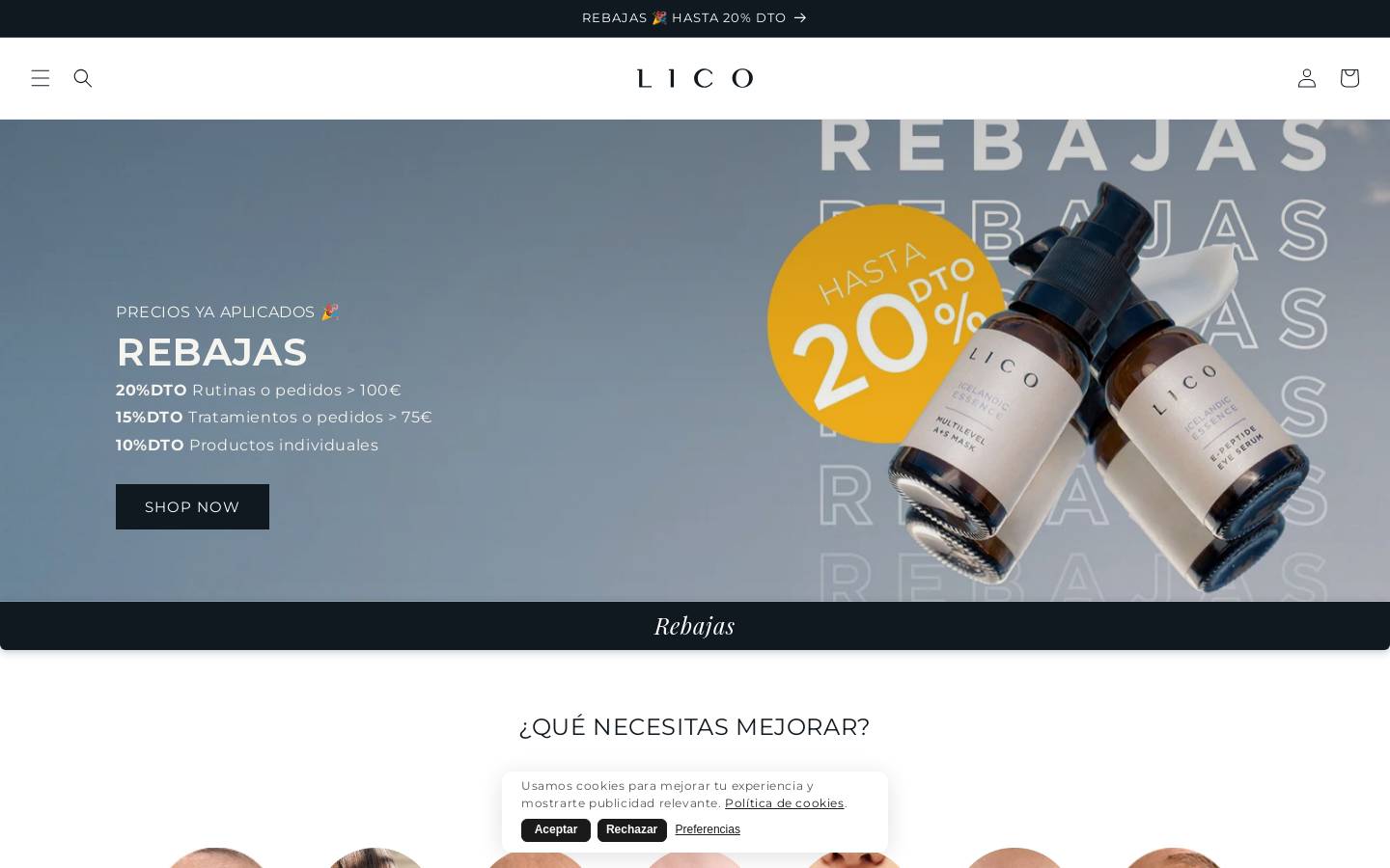 licocosmetics.com homepage screenshot