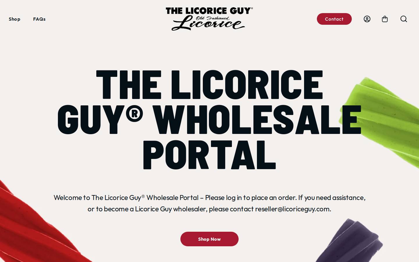 licoricemafia.com homepage screenshot