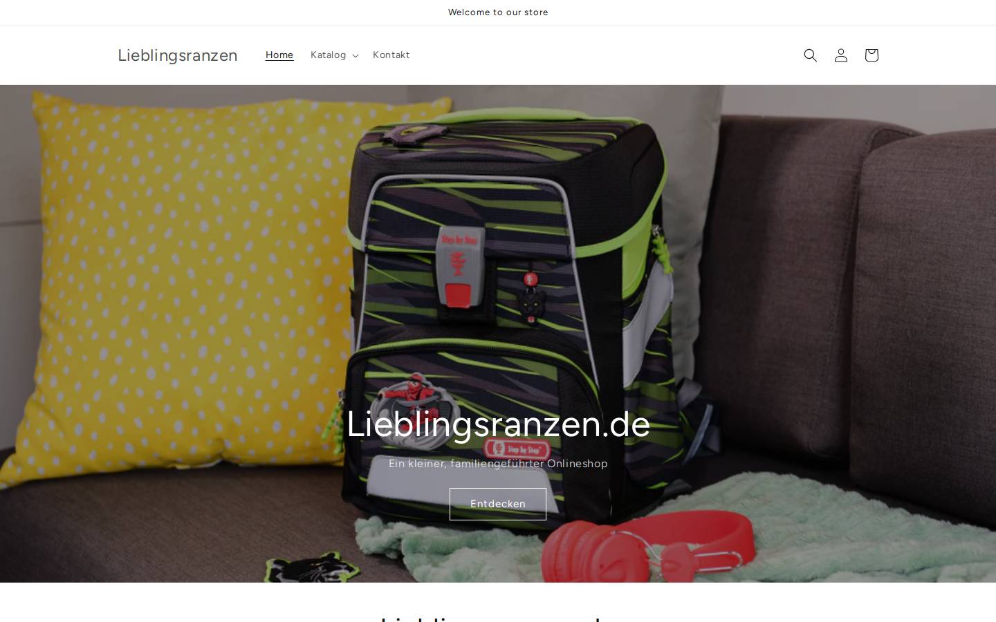 lieblingsranzen.de homepage screenshot